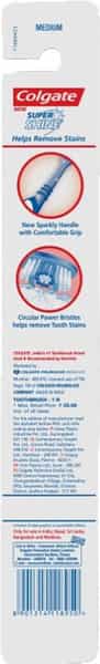 Colgate Toothbrush - Super Shine - 1 Pc - Medium Bristles
