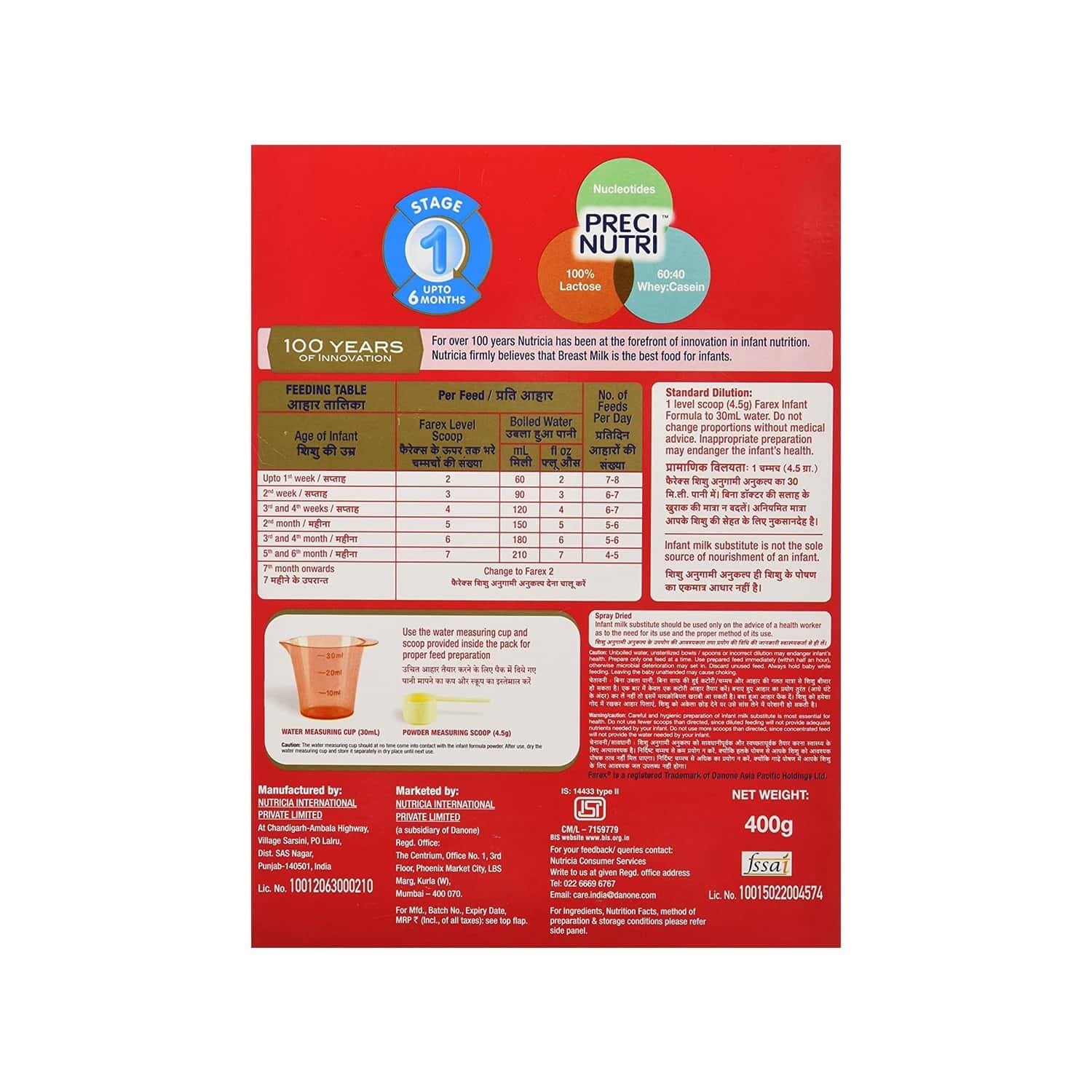 Buy Farex Gentle Baby Food Stage 1 Infant Formula Refill Of 400 G Online Get Upto 60 Off At Pharmeasy Nutricia farex stage 1 is an infant milk substitute suitable for infants aged up to 6 month. farex gentle baby food stage 1 infant formula refill of 400 g