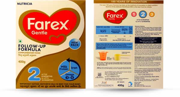 Farex Stage 2 Follow-Up Infant Formula Refill Of 400 G