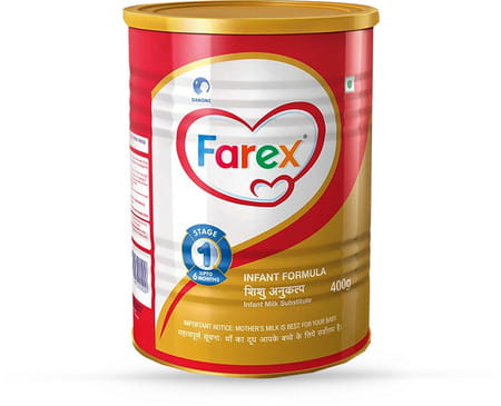 Farex Stage 1 Infant Formula Tin Of 400 G
