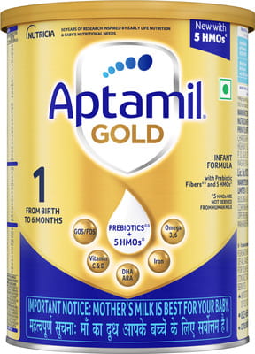 Buy APTAMIL GOLD INFANT FORMULA POWDER WITH PREBIOTICS (UPTO