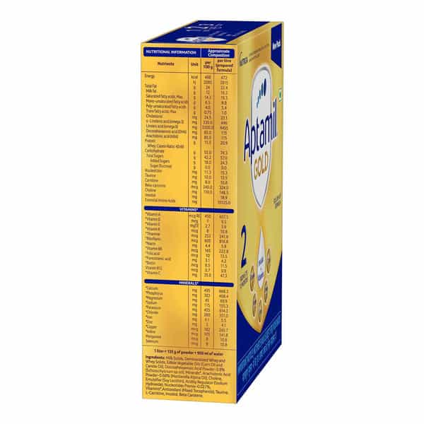 Aptamil Gold | 2 Follow Up Formula With Dha Ara & Vitamins | From 6 To 12 Months | Box 400 Gm