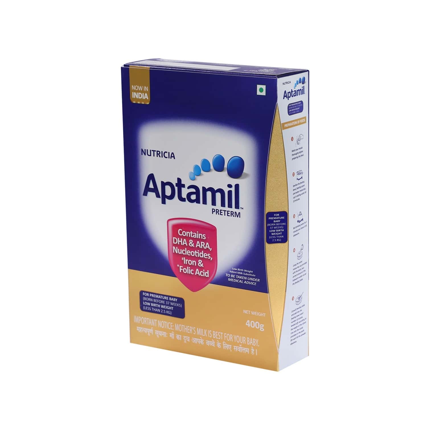 Buy Aptamil Infant Formula Preterm Baby Food Tin Of 400 G Online & Get