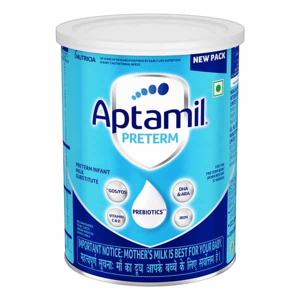 Aptamil Preterm | Premature Baby Born Before 37 Weeks | Tin 400 Gm