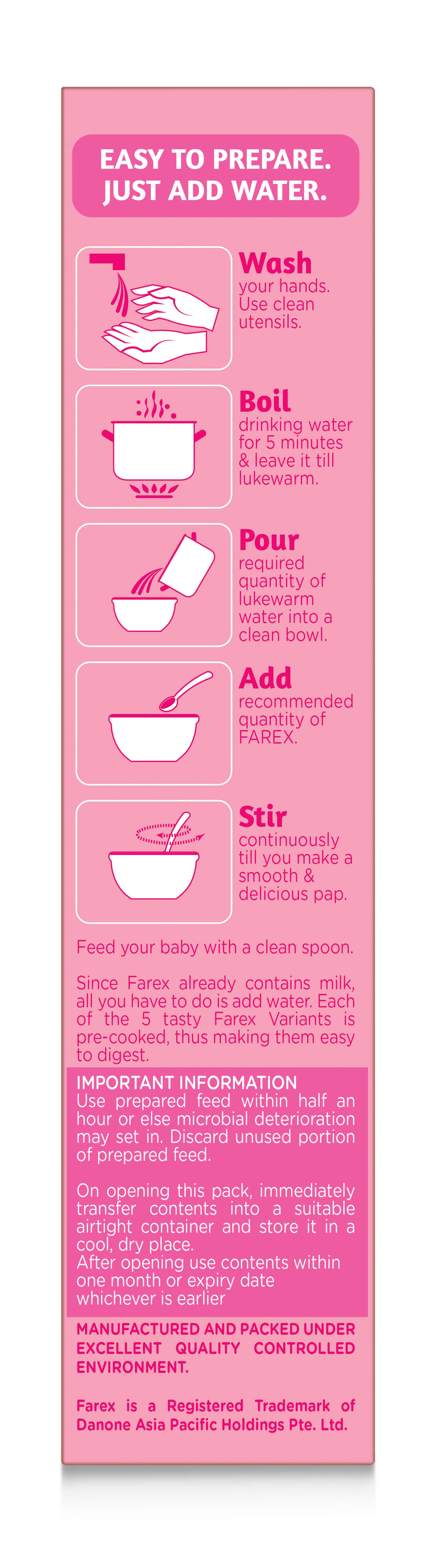 farex for 8 month baby