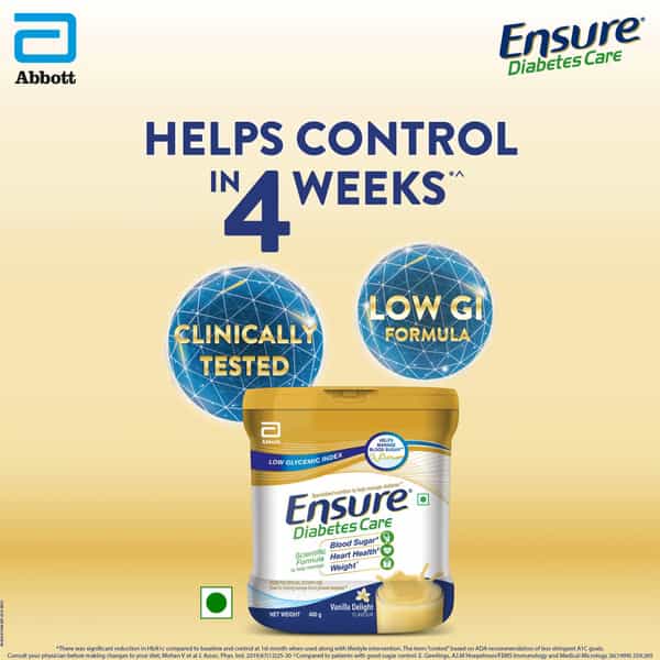 Ensure Diabetes Care Vanilla Diabetes Care Powder Jar Of 400 G