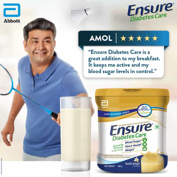 Ensure Diabetes Care Vanilla Diabetes Care Powder Jar Of 400 G