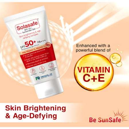 Solasafe Spf 50+ Sunscreen Gel 50 Gm