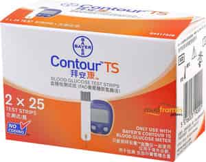 Contour Ts Blood Glucose | Test Strip | 25 No's | Pack Of 2