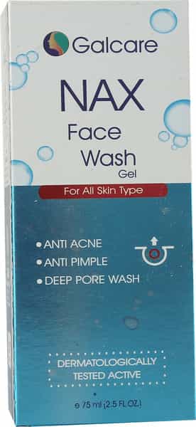 Nax  Face Wash Gel  Bottle Of 75 Ml