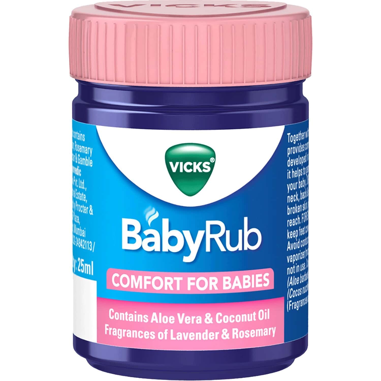 Buy VICKS BABYRUB SOOTHING BALM COMFORT FOR BABIES BOTTLE OF 25 ML Online & Get Upto 60 OFF at