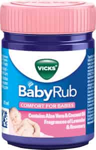 Vicks Babyrub Soothing Balm Comfort For Babies Bottle Of 25 Ml
