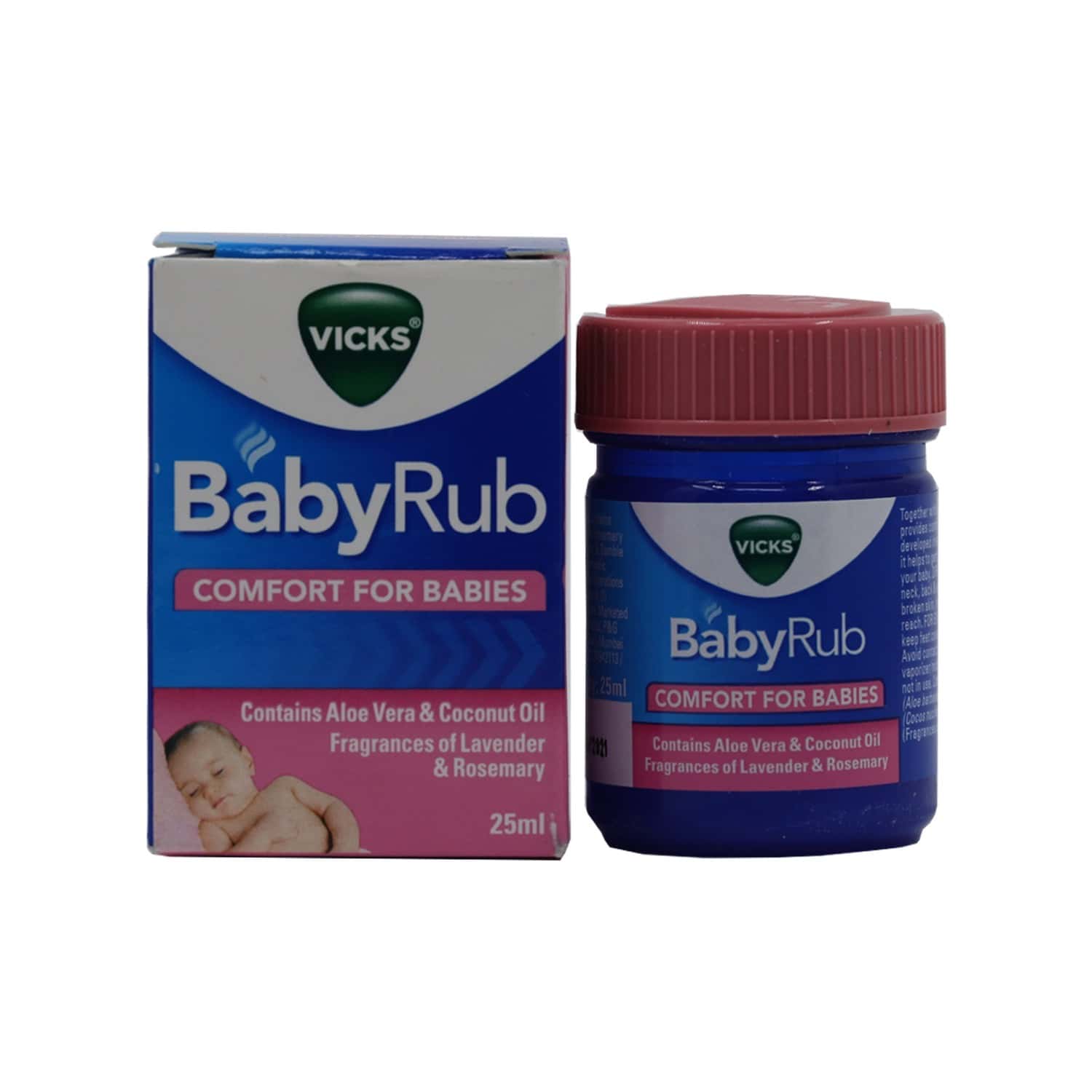 Buy VICKS BABYRUB SOOTHING BALM COMFORT FOR BABIES BOTTLE OF 25 ML