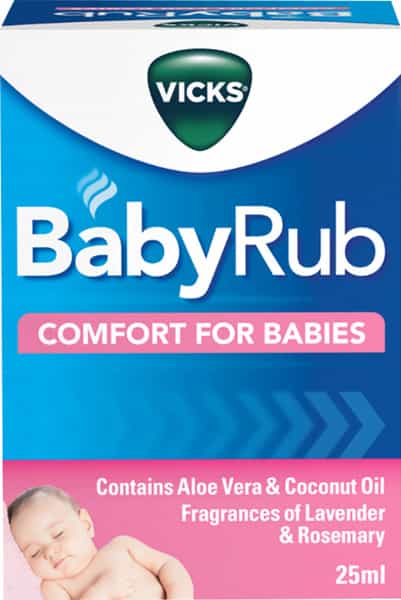 Vicks Babyrub Soothing Balm Comfort For Babies Bottle Of 25 Ml