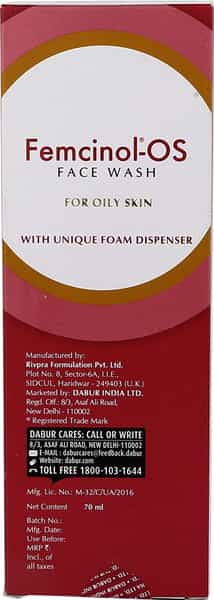 Femcinol Os Face Wash 70Ml