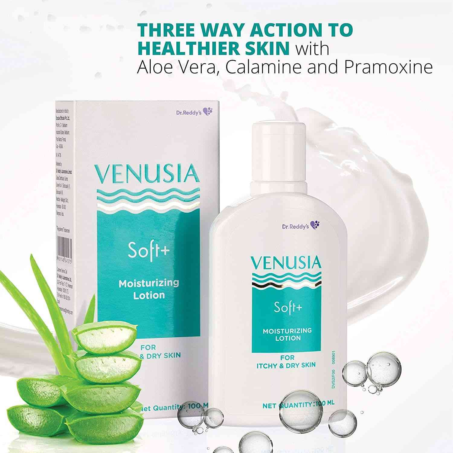 Buy Venusia Soft+ Moisturizing Lotion For Itchy And Dry Skin 100ml