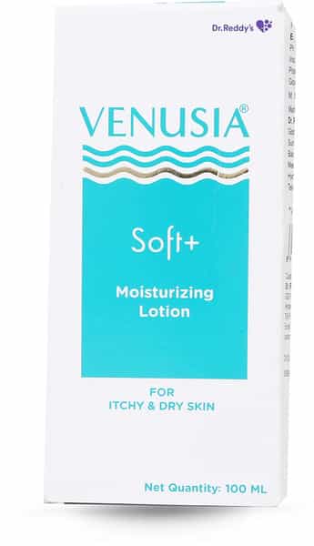 Venusia Soft Plus Moisturising Lotion For Itchy & Dry Skin 100 Ml