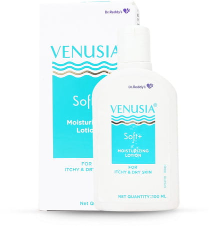 Venusia Soft Plus Moisturising Lotion For Itchy & Dry Skin 100 Ml
