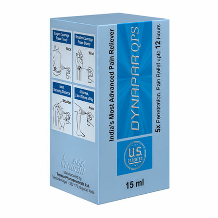 Dynapar Qps Pain Relief Spray For Back | Knee | Muscle & Joint Pain - 15 Ml