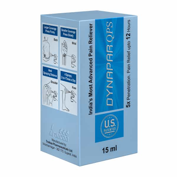Dynapar Qps Pain Relief Spray For Back | Knee | Muscle & Joint Pain - 15 Ml