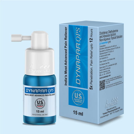 Dynapar Qps Pain Relief Spray For Back | Knee | Muscle & Joint Pain - 15 Ml