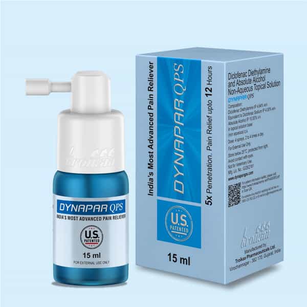 Dynapar Qps Pain Relief Spray For Back | Knee | Muscle & Joint Pain - 15 Ml