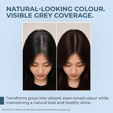 Cuticolor Permanent Hair Color Cream 2.0 Black | Ammonia & Ppd Free | For Sensitive Skin | 60 Gm