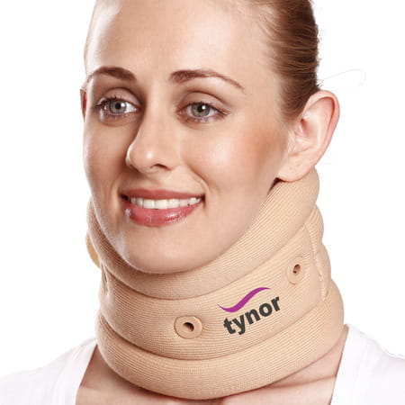 Tynor Cervical Collar Soft With Support Beige Small 1 Unit
