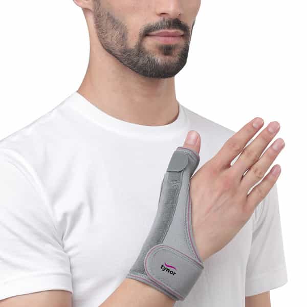 Tynor Thumb Spica Splint Grey Universal Size 1 Unit