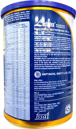 Lactodex No 1 Baby Food Tin Of 450 G