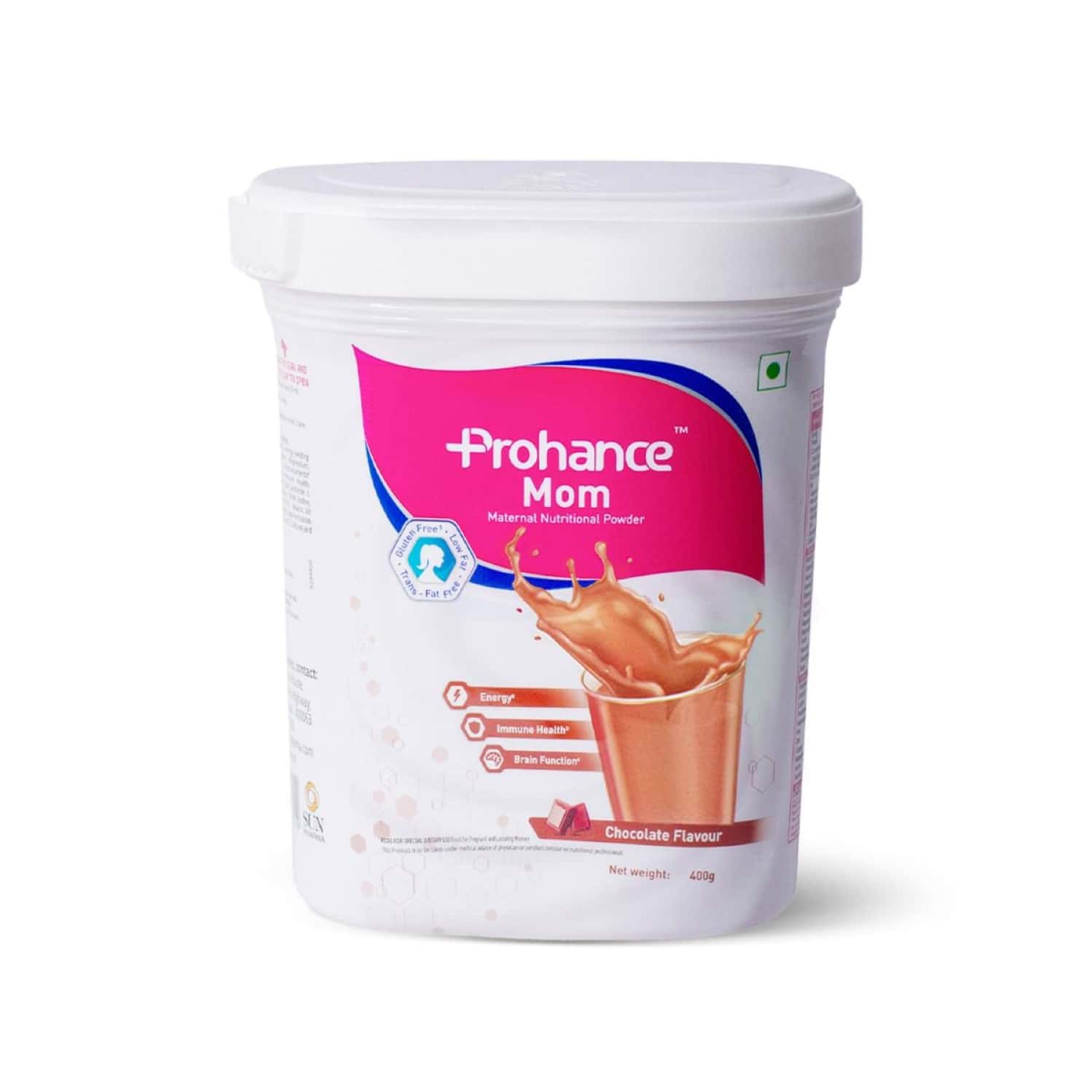 Buy PROHANCE MOM CHOCOLATE NUTRITION DRINK JAR OF 400 G Online