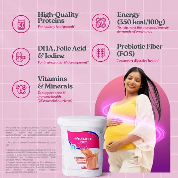 Prohance Mom Chocolate Flavour | Nutrition Drink | Jar Of 400 Gm