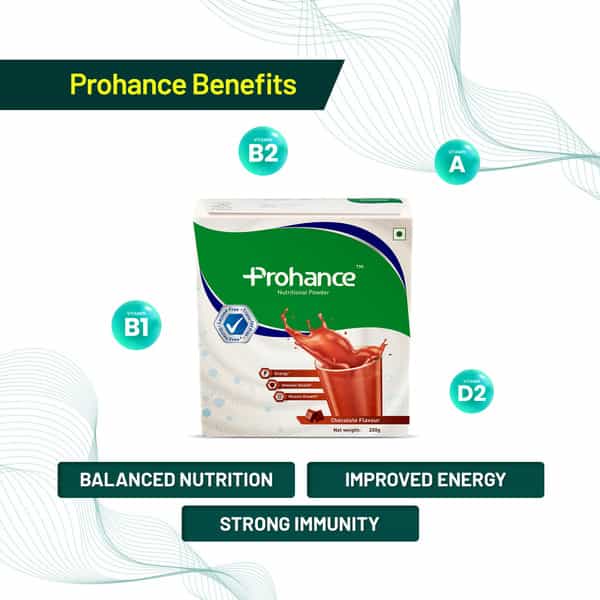 Prohance Nutrition Powder | Chocolate Flavour | Box 200 Gm
