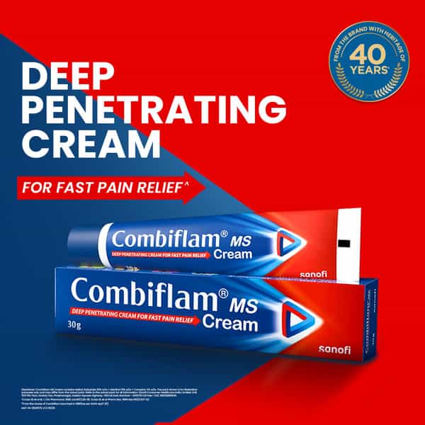 Combiflam MS Cream | Deep Penetrating Cream For Fast Pain Relief