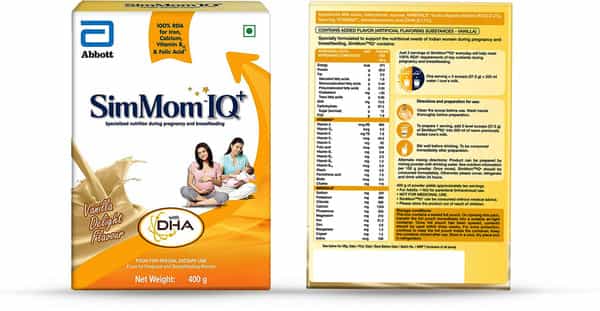Simmom Iq Plus Vanilla Nutrition Drink Refill Of 400 G