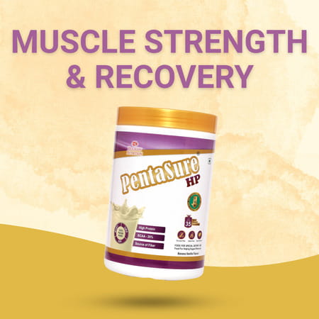 Pentasure Hp Whey Protein | Banana Vanilla | 1kg