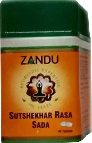 Zandu Sutshekhar Rasa Sada Tab 40'S