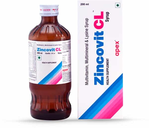 Zincovit Cl Bottle Of 200Ml Syrup