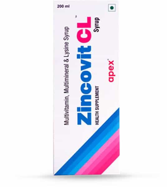 Zincovit Cl Bottle Of 200Ml Syrup