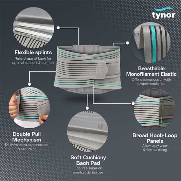 Tynor A 05 Lumbo Sacral Belt Medium