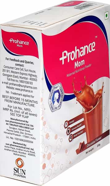 Prohance Mom Chocolate Nutrition Drink Packet Of 200 G