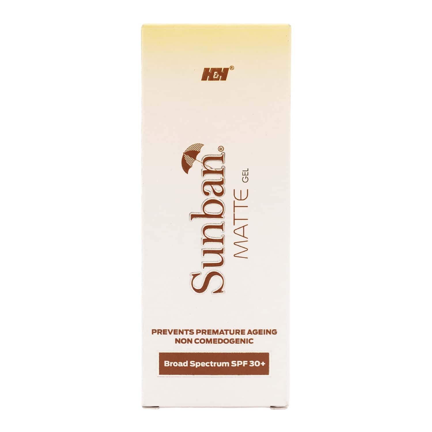Sunban Matte Spf 30+ Sunscreen Gel 75 Gm