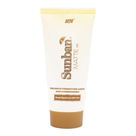 Sunban Matte Spf 30+ Sunscreen Gel 75 Gm