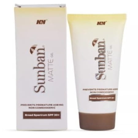 Sunban Spf 30 Matte Tube Of 75gm Sunscreen Gel
