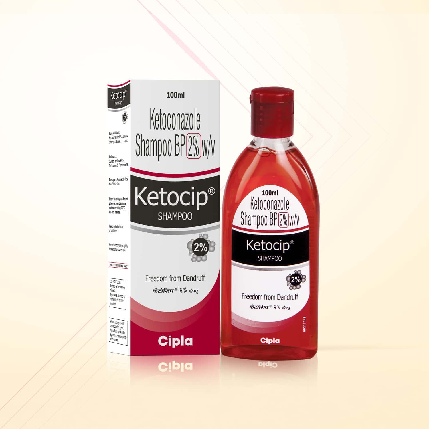Ketocip 2% Shampoo 100ml