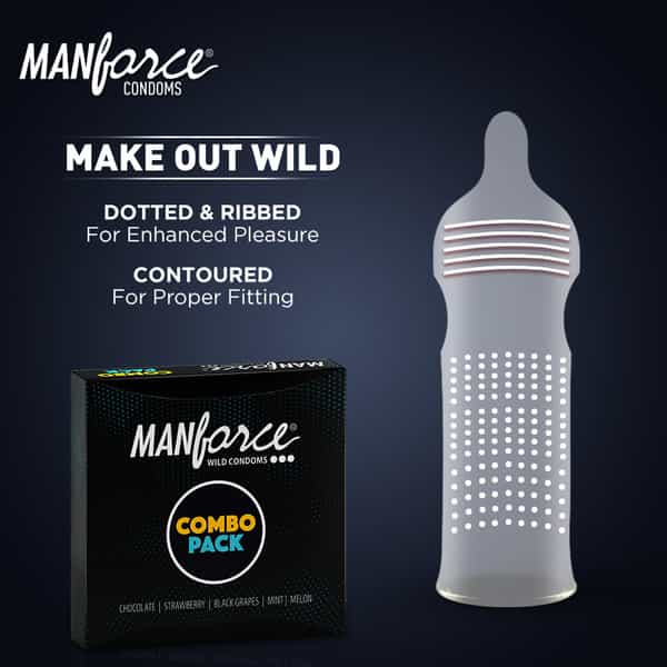 Manforce Wild Condoms Combo Pack 20'S