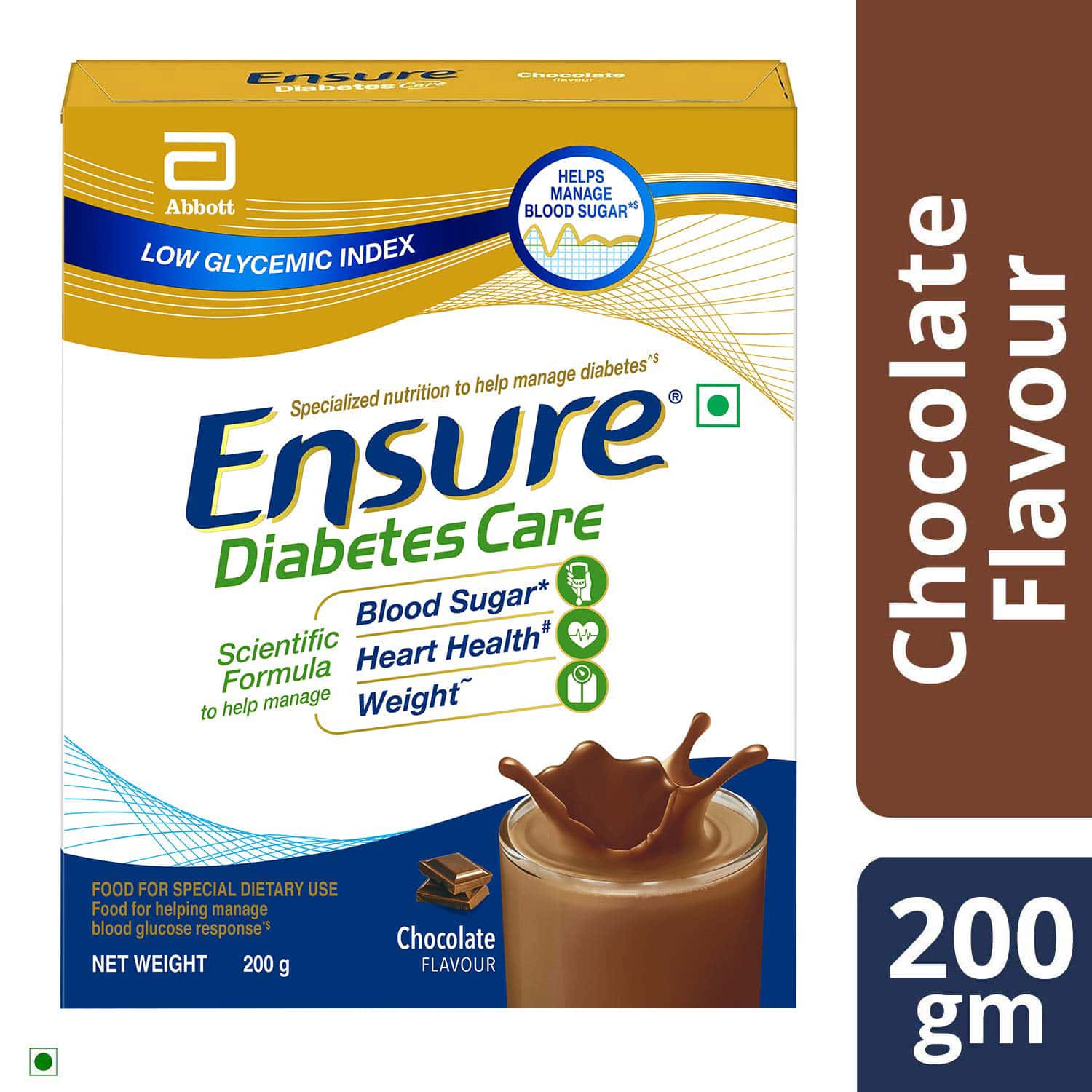 Buy Ensure Chocolate Diabetes Care Powder Refill Of 200 G Online at