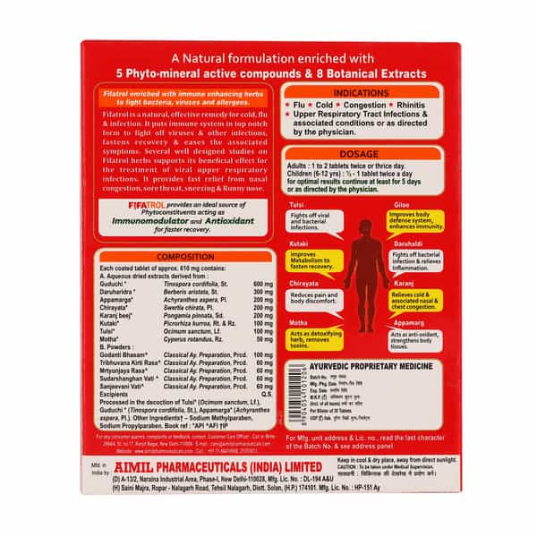 Aimil Fifatrol Tablet 30S | Natural Immunity Booster For Stamina & General Wellness