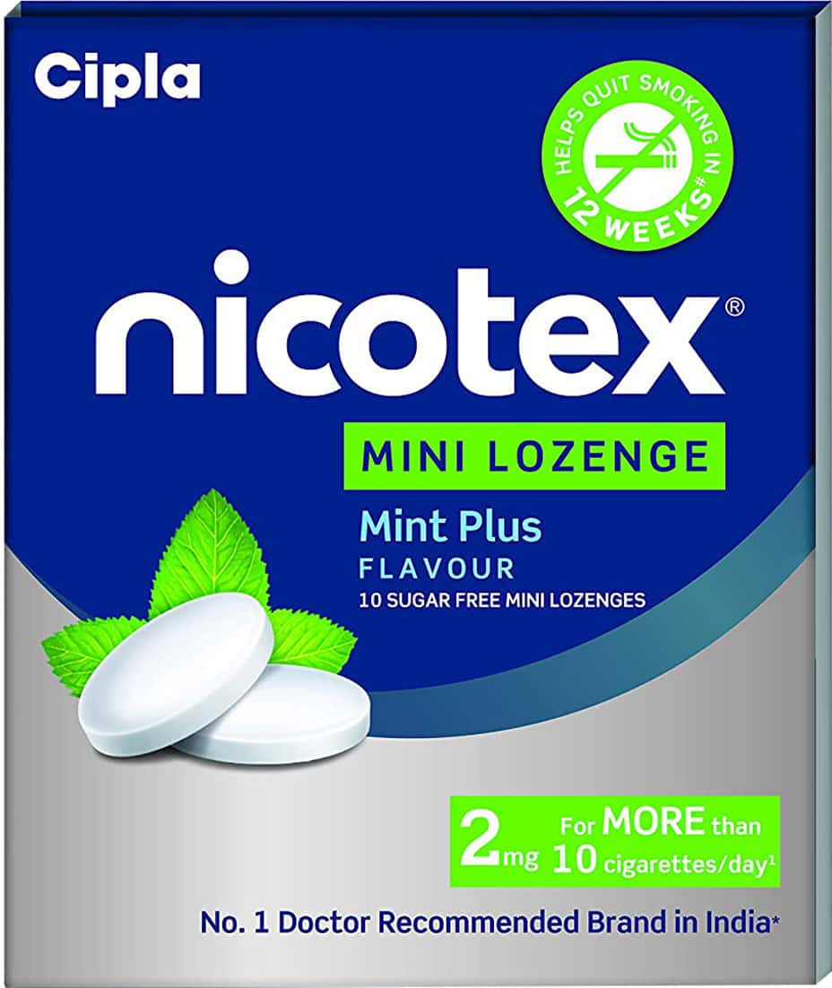 Nicogum 2mg Mint Plus Flavour Sugar Free Mini Lozenge 10's