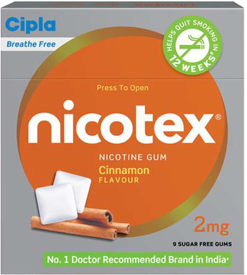 Nicotex Cinnamon Nicotine Tablets Strip Of 10